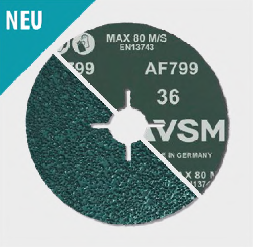 Фібровий круг VSM (ВСМ) AF799 ACTIROX 125x22 мм P60