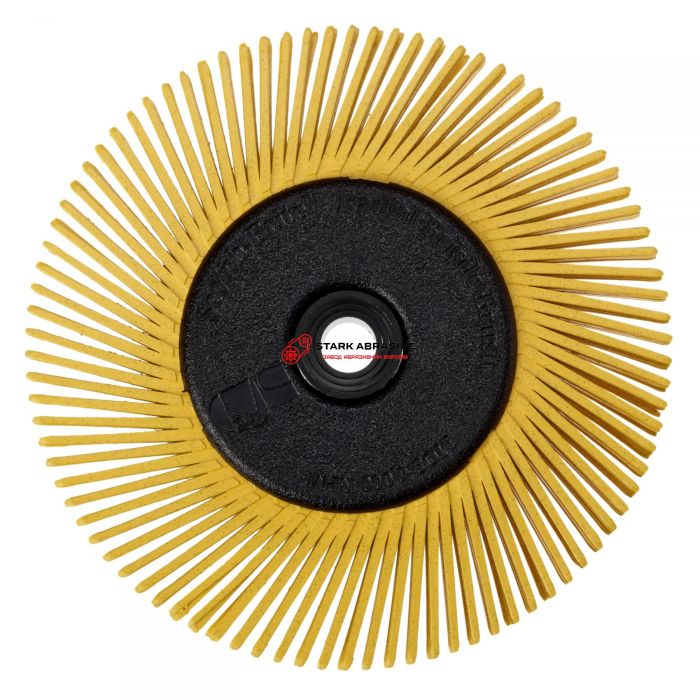 Радиальна щітка 3M™ Scotch-Brite™ (3М Скотч-брайт) BB-ZB (152х11х25) Р80 Тип С (33215)